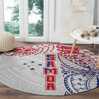 Samoa 685 Art Traditional Tattoo Pattern Round Carpet Gradient Color LT03 - Polynesian Pride
