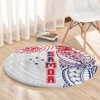 Samoa 685 Art Traditional Tattoo Pattern Round Carpet Gradient Color LT03 - Polynesian Pride
