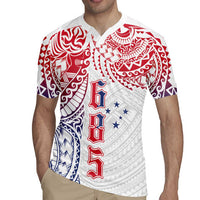 Samoa 685 Art Traditional Tattoo Pattern Rugby Jersey Gradient Color LT03 - Polynesian Pride