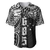 Samoa 685 Art Traditional Tattoo Pattern Baseball Jersey Black Color LT03 Black - Polynesian Pride