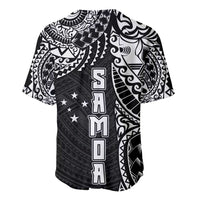 Samoa 685 Art Traditional Tattoo Pattern Baseball Jersey Black Color LT03 - Polynesian Pride