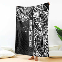 Samoa 685 Art Traditional Tattoo Pattern Blanket Black Color LT03 - Polynesian Pride
