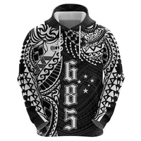 Samoa 685 Art Traditional Tattoo Pattern Hoodie Black Color LT03 - Polynesian Pride