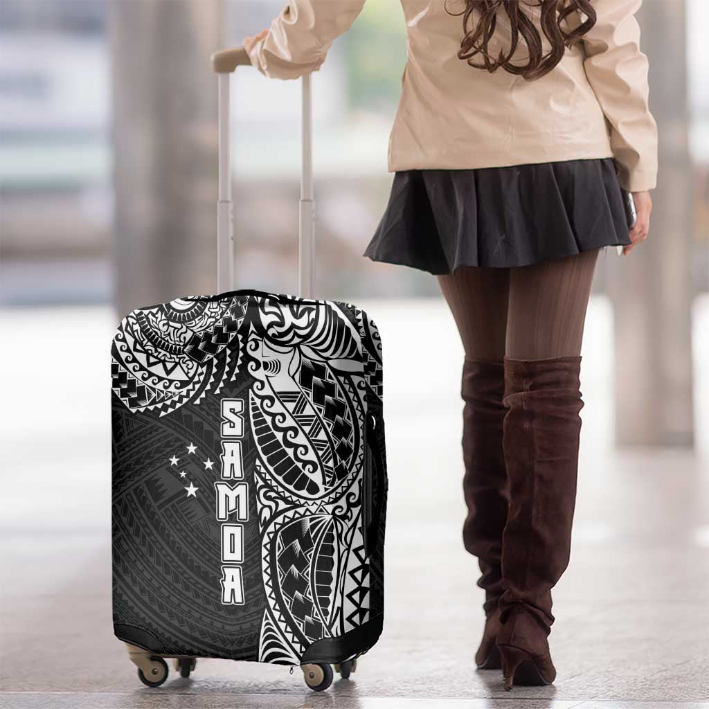 Samoa 685 Art Traditional Tattoo Pattern Luggage Cover Black Color LT03 - Polynesian Pride