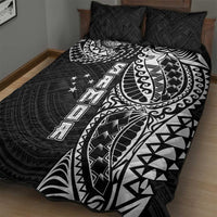Samoa 685 Art Traditional Tattoo Pattern Quilt Bed Set Black Color LT03 - Polynesian Pride