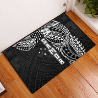 Samoa 685 Art Traditional Tattoo Pattern Rubber Doormat Black Color LT03 - Polynesian Pride