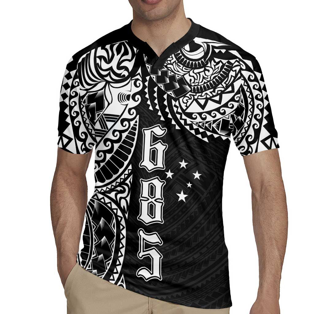 Samoa 685 Art Traditional Tattoo Pattern Rugby Jersey Black Color LT03 - Polynesian Pride