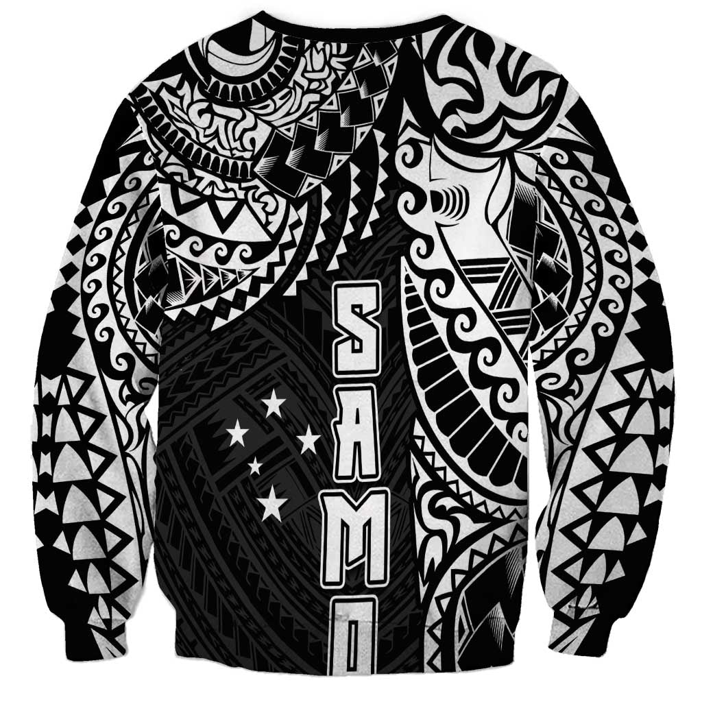 Samoa 685 Art Traditional Tattoo Pattern Sweatshirt Black Color