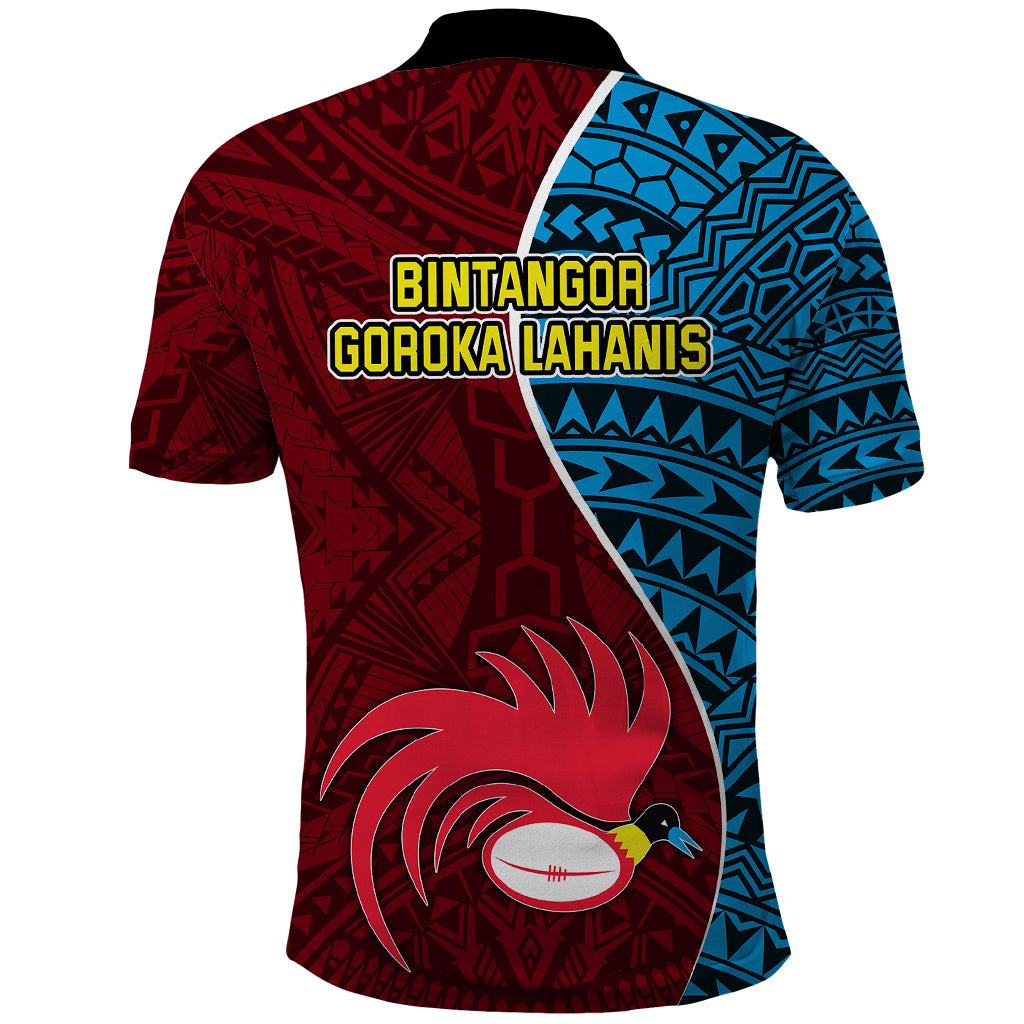 Bintangor Goroka Lahanis Rugby Polo Shirt Papua New Guinea Polynesian Tattoo LT03 - Polynesian Pride