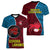 Bintangor Goroka Lahanis Rugby Women V Neck T Shirt Papua New Guinea Polynesian Tattoo LT03 - Polynesian Pride