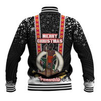 Vanuatu Christmas Baseball Jacket Polynesian Tribal Snow Style LT03 - Polynesian Pride