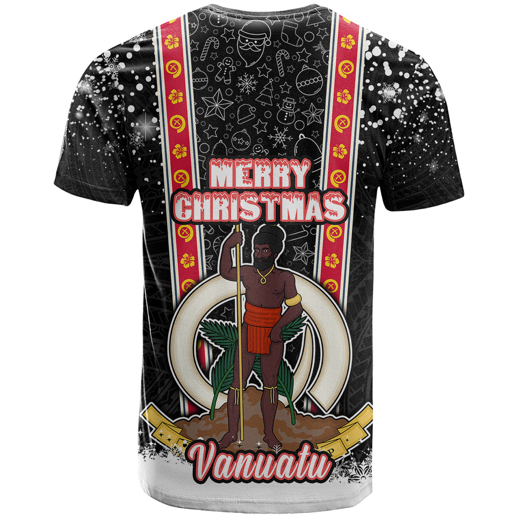 Vanuatu Christmas T Shirt Polynesian Tribal Snow Style LT03 - Polynesian Pride