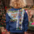 New Zealand Merry Christmas Kid Ugly Christmas Sweater Maori Animals, Koru Tattoo - Blue Xmas Style