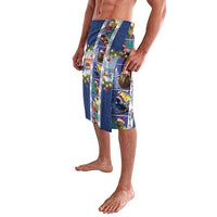 New Zealand Merry Christmas Lavalava Maori Animals, Koru Tattoo - Blue Xmas Style