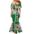 New Zealand Merry Christmas Mermaid Dress Maori Animals, Koru Tattoo - Green Xmas Style