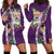 New Zealand Merry Christmas Hoodie Dress Maori Animals, Koru Tattoo - Purple Xmas Style