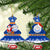 Marshall Islands Christmas Ceramic Ornament Santa Claus and Coat of Arms Mix Polynesian Xmas Style LT03 Christmas Tree Blue - Polynesian Pride