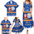 Marshall Islands Christmas Family Matching Summer Maxi Dress and Hawaiian Shirt Santa Claus and Coat of Arms Mix Polynesian Xmas Style LT03 - Polynesian Pride