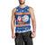 Marshall Islands Christmas Men Tank Top Santa Claus and Coat of Arms Mix Polynesian Xmas Style LT03 - Polynesian Pride