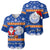 Personalised Marshall Islands Christmas Baseball Jersey Santa Claus and Coat of Arms Mix Polynesian Xmas Style LT03 - Polynesian Pride