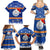Personalised Marshall Islands Christmas Family Matching Summer Maxi Dress and Hawaiian Shirt Santa Claus and Coat of Arms Mix Polynesian Xmas Style LT03 - Polynesian Pride