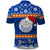 Personalised Marshall Islands Christmas Polo Shirt Santa Claus and Coat of Arms Mix Polynesian Xmas Style LT03 - Polynesian Pride