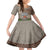 Aloha Volcano Custom Family Matching Summer Maxi Dress and Hawaiian Shirt Mix Hawaiian Kakau Tribal LT03 Daughter's Dress Beige - Polynesian Pride