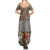 Aloha Volcano Custom Family Matching Summer Maxi Dress and Hawaiian Shirt Mix Hawaiian Kakau Tribal LT03 - Polynesian Pride