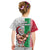 Hawaii Mele Kalikimaka Kid T Shirt Santa Playing Ukele Mix Kakau Pattern Xmas Style LT03 - Polynesian Pride