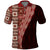 Tonga Fonulei and Ngatu Pattern Polo Shirt LT03 Red - Polynesian Pride