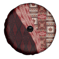 Tonga Fonulei and Ngatu Pattern Spare Tire Cover LT03 - Polynesian Pride