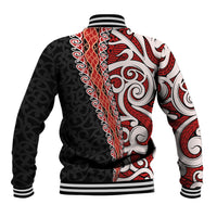 New Zealand Maori Stylized Koru Baseball Jacket LT03 - Polynesian Pride