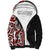 New Zealand Maori Stylized Koru Sherpa Hoodie LT03 Unisex Red - Polynesian Pride