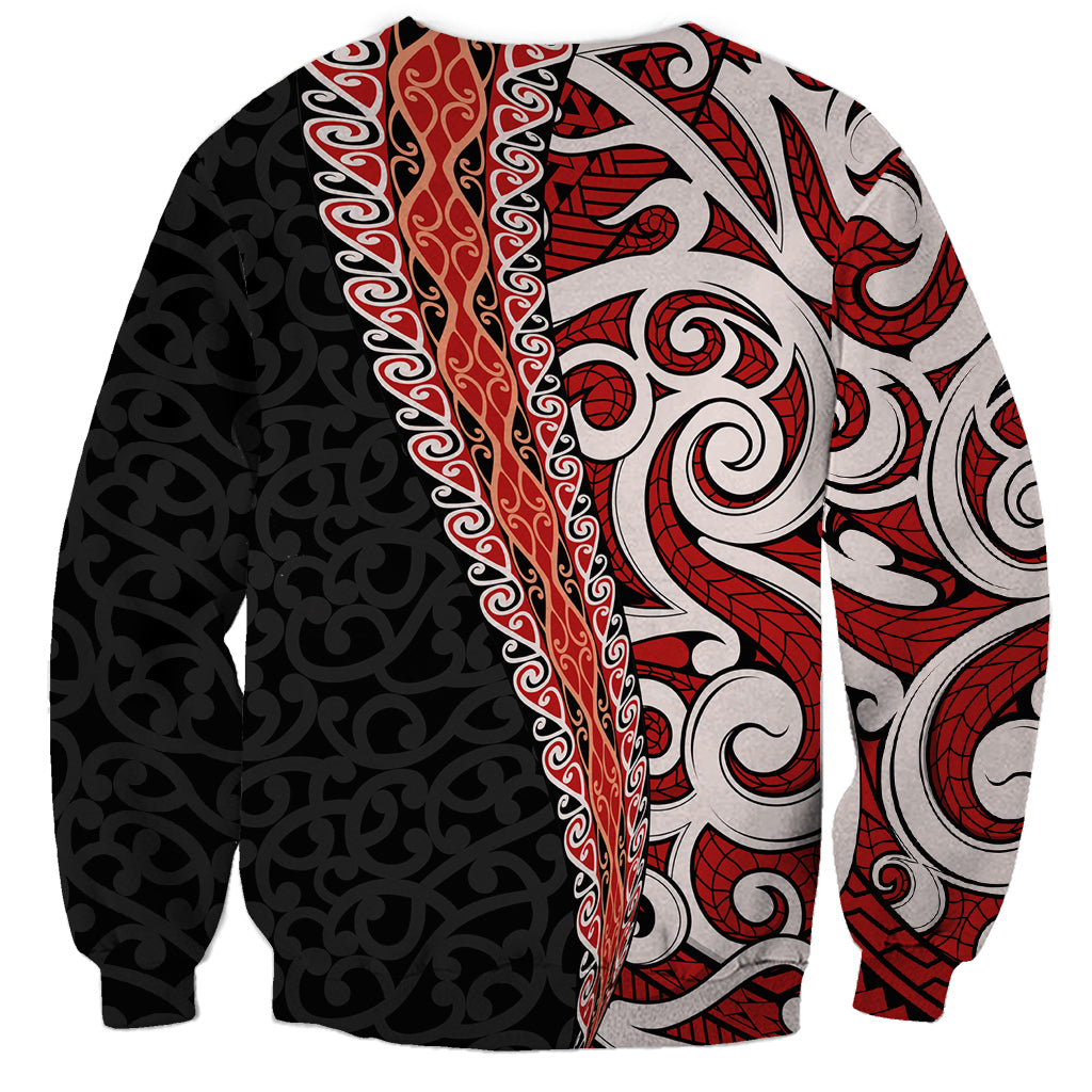 New Zealand Maori Stylized Koru Sweatshirt LT03 - Polynesian Pride