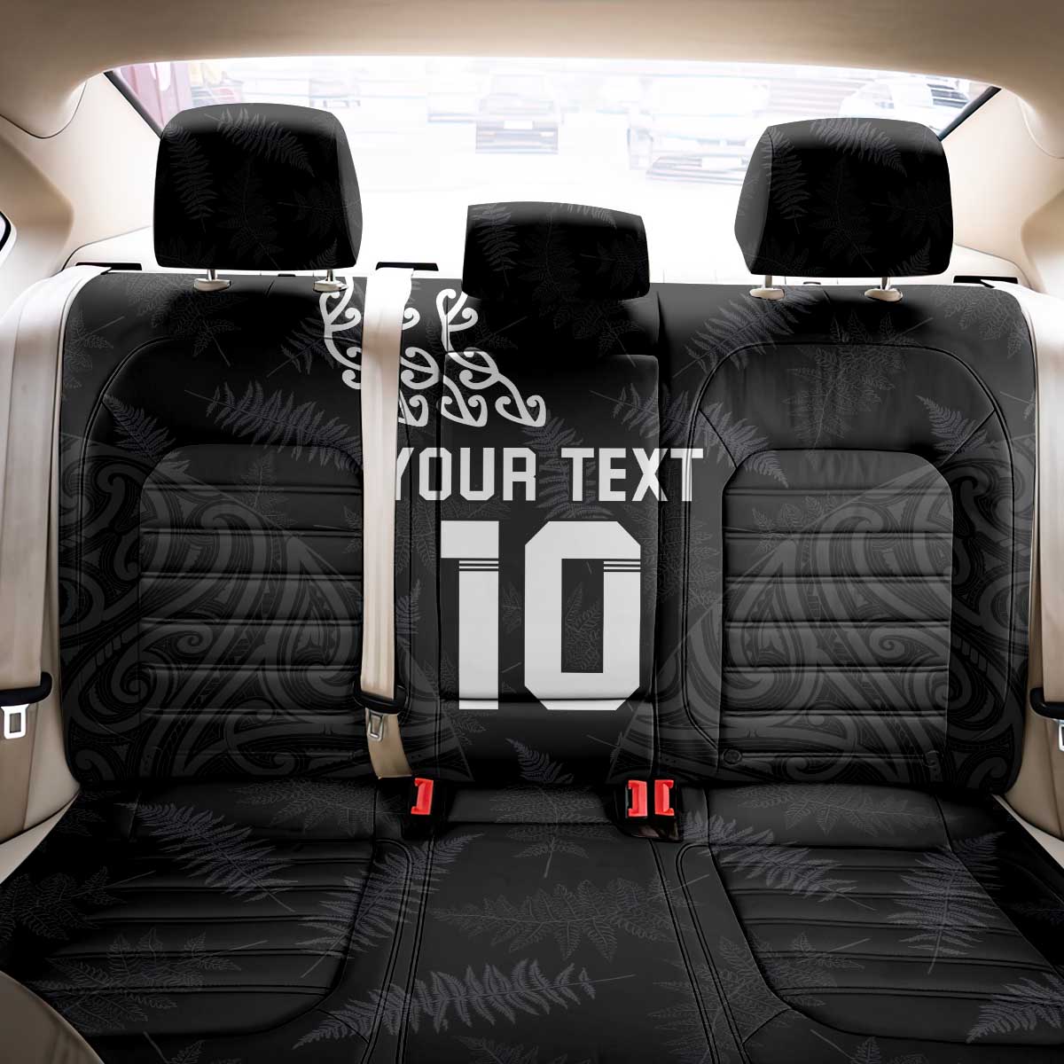 New Zealand Rugby Custom Back Car Seat Cover The Champions Aotearoa
