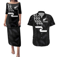 New Zealand Rugby Custom Couples Matching Puletasi and Hawaiian Shirt The Champions Aotearoa