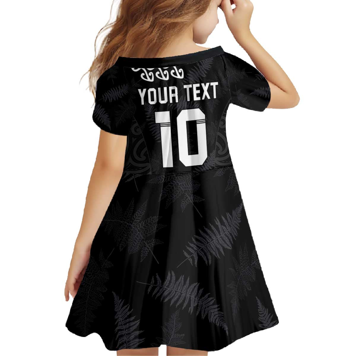 New Zealand Rugby Custom Family Matching Off The Shoulder Long Sleeve Dress and Hawaiian Shirt The Champions Aotearoa