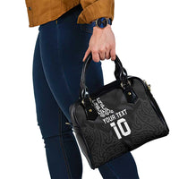 New Zealand Rugby Custom Shoulder Handbag The Champions Aotearoa LT03 - Polynesian Pride