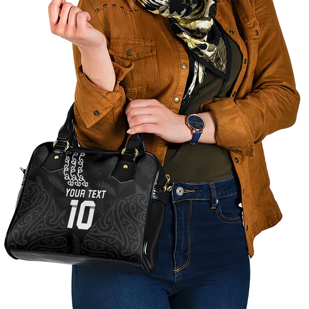 New Zealand Rugby Custom Shoulder Handbag The Champions Aotearoa LT03 - Polynesian Pride