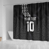 New Zealand Rugby Custom Shower Curtain The Champions Aotearoa LT03 - Polynesian Pride