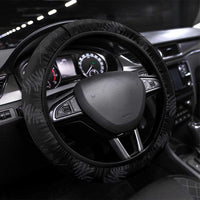 New Zealand Rugby Steering Wheel Cover The Champions Aotearoa LT03 Universal Fit Black - Polynesian Pride