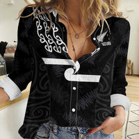 New Zealand Rugby Custom Women Casual Shirt The Champions Aotearoa