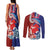 Hawaiian and Japanese Together Couples Matching Tank Maxi Dress and Long Sleeve Button Shirt The Whale and Koi Fish with Hinomaru and Lei