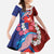 Hawaiian and Japanese Together Family Matching Puletasi and Hawaiian Shirt The Whale and Koi Fish with Hinomaru and Lei