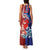 Hawaiian and Japanese Together Family Matching Tank Maxi Dress and Hawaiian Shirt The Whale and Koi Fish with Hinomaru and Lei