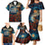New Zealand Soldier ANZAC Day Family Matching Mermaid Dress and Hawaiian Shirt Silver Fern Starry Night Style LT03 - Polynesian Pride