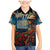 New Zealand Soldier ANZAC Day Family Matching Mermaid Dress and Hawaiian Shirt Silver Fern Starry Night Style LT03 Son's Shirt Blue - Polynesian Pride