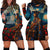 New Zealand Soldier ANZAC Day Hoodie Dress Silver Fern Starry Night Style LT03 - Polynesian Pride