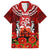 New Zealand ANZAC Waitangi Day Hawaiian Shirt Hei Tiki and Soldier LT03 Red - Polynesian Pride