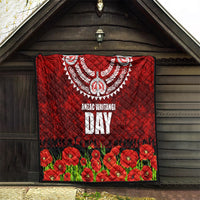 New Zealand ANZAC Waitangi Day Quilt Hei Tiki and Soldier LT03 - Polynesian Pride